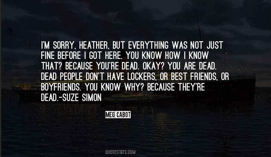 You Are Fine Quotes #617974