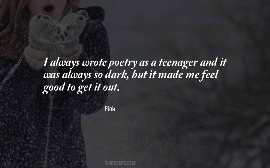 Pink Poetry Quotes #1117366