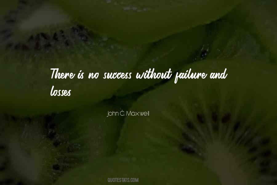 No Success Without Failure Quotes #699361