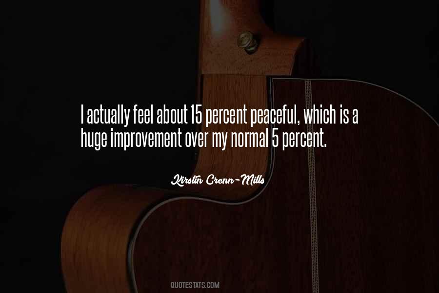 My Peace Of Mind Quotes #1388244