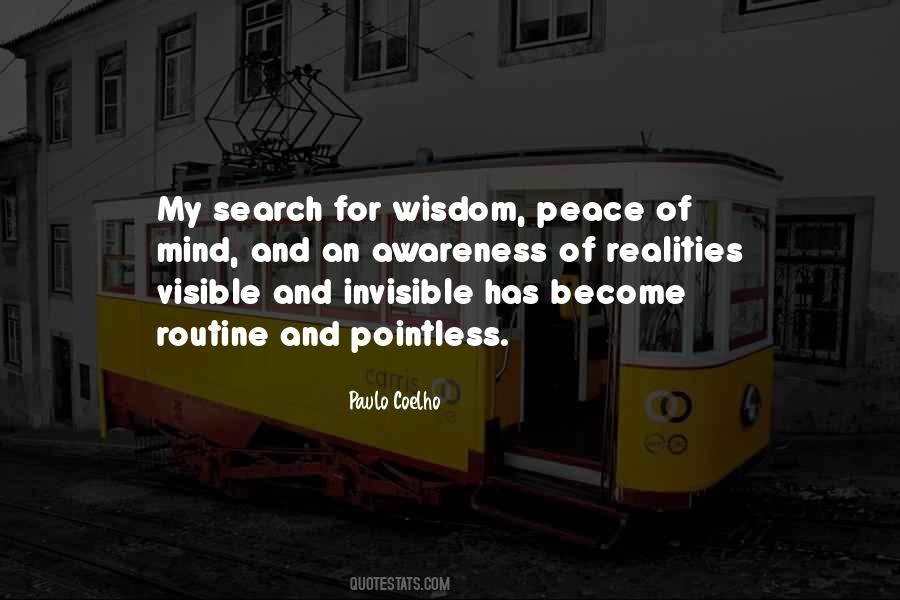 My Peace Of Mind Quotes #187156