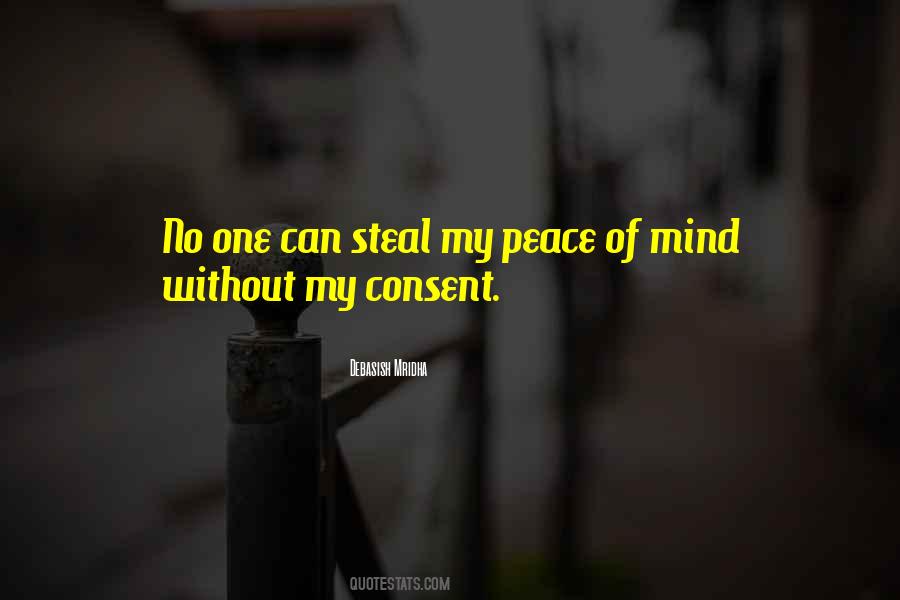 My Peace Of Mind Quotes #356789