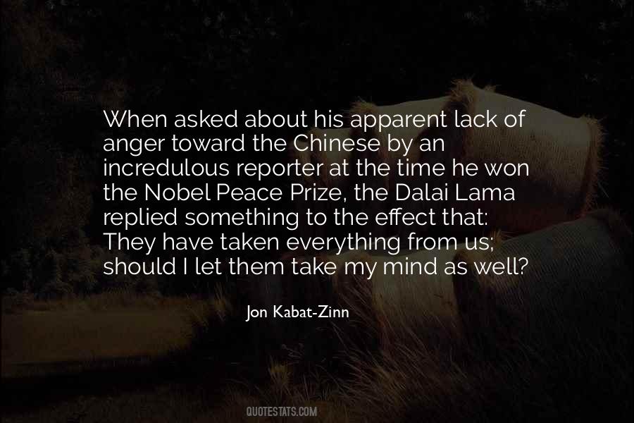 My Peace Of Mind Quotes #560750