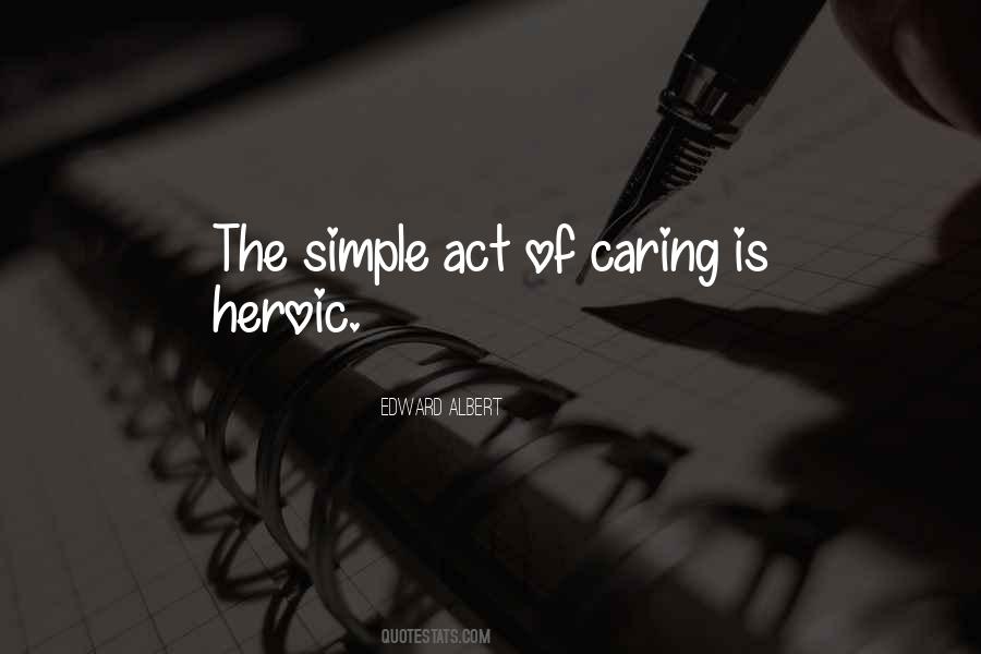 Caring Is Quotes #459073