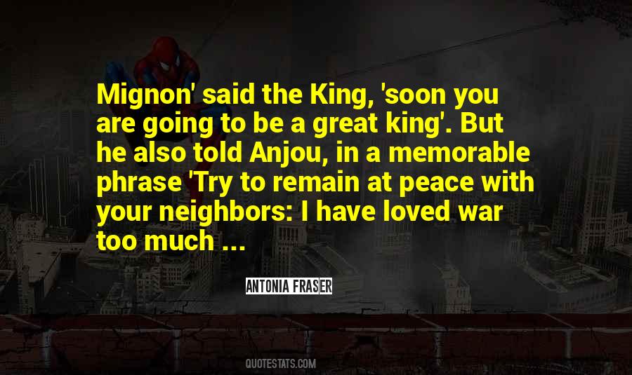 Great King Quotes #1448732