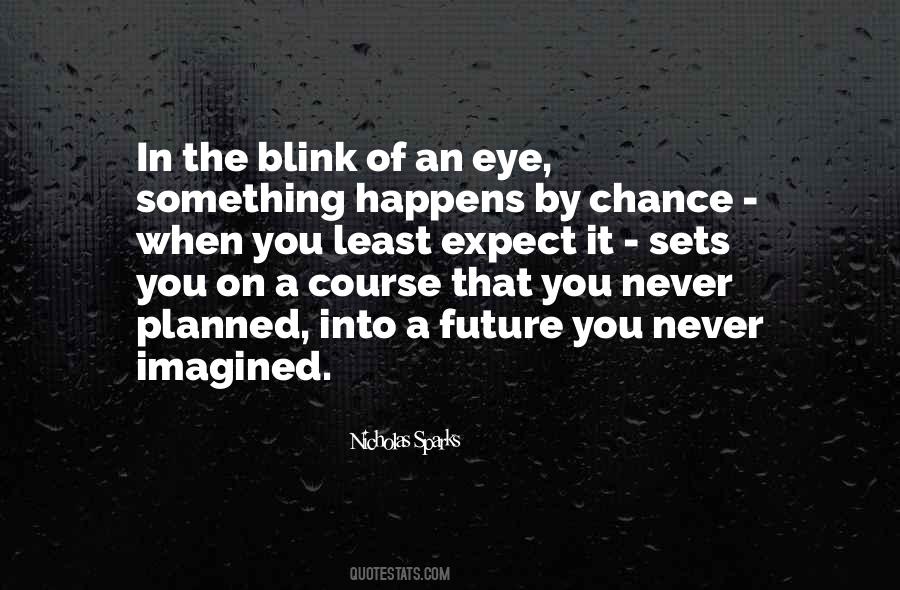 Gone In The Blink Of An Eye Quotes #1878826