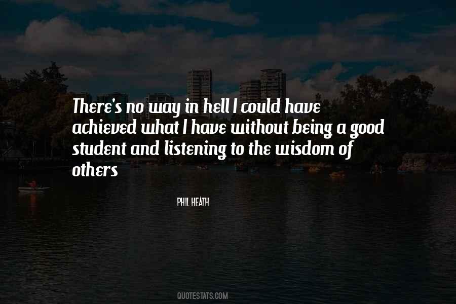 No Way In Hell Quotes #85124