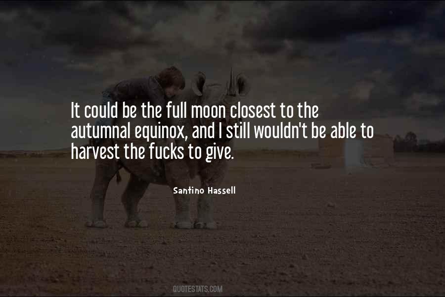 Full Harvest Moon Quotes #1081847