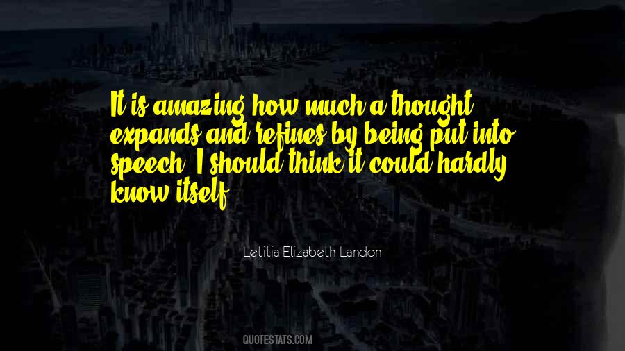 Amazing Speech Quotes #928795