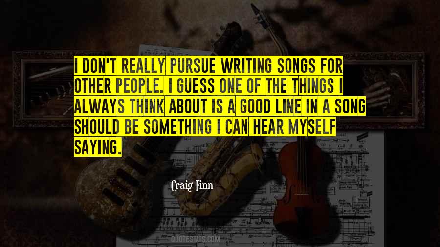 Song Line Quotes #310090