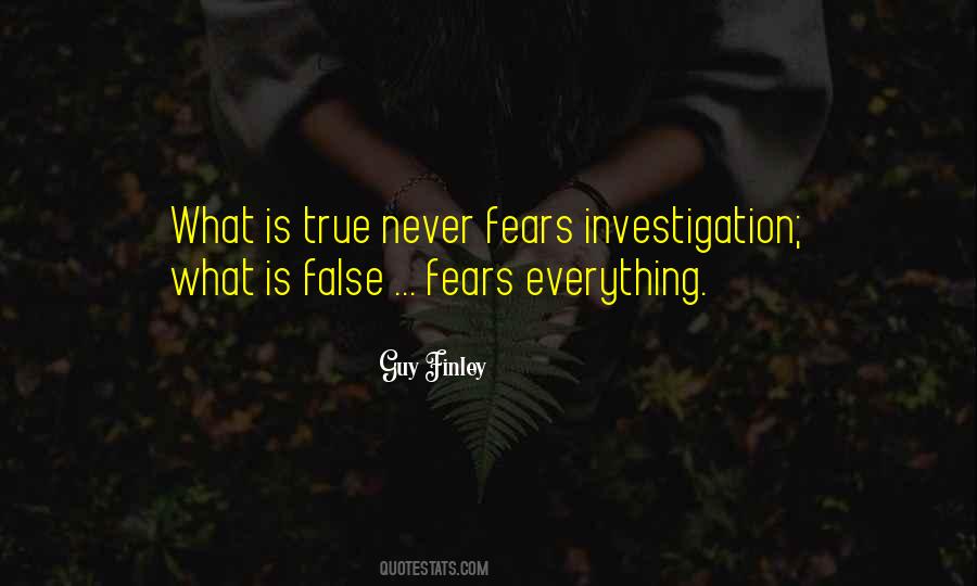 Quotes About False Fear #1037382