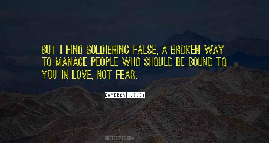 Quotes About False Fear #1150092