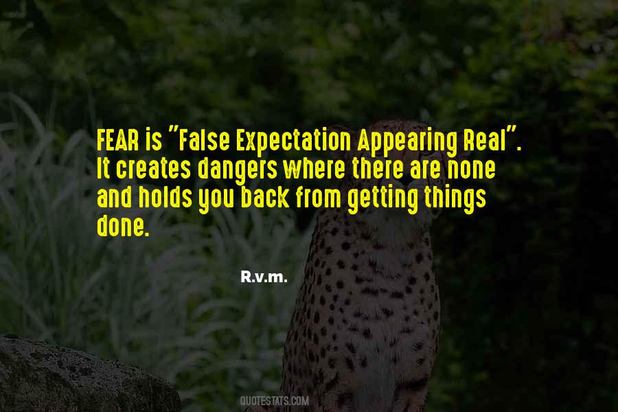 Quotes About False Fear #1252120
