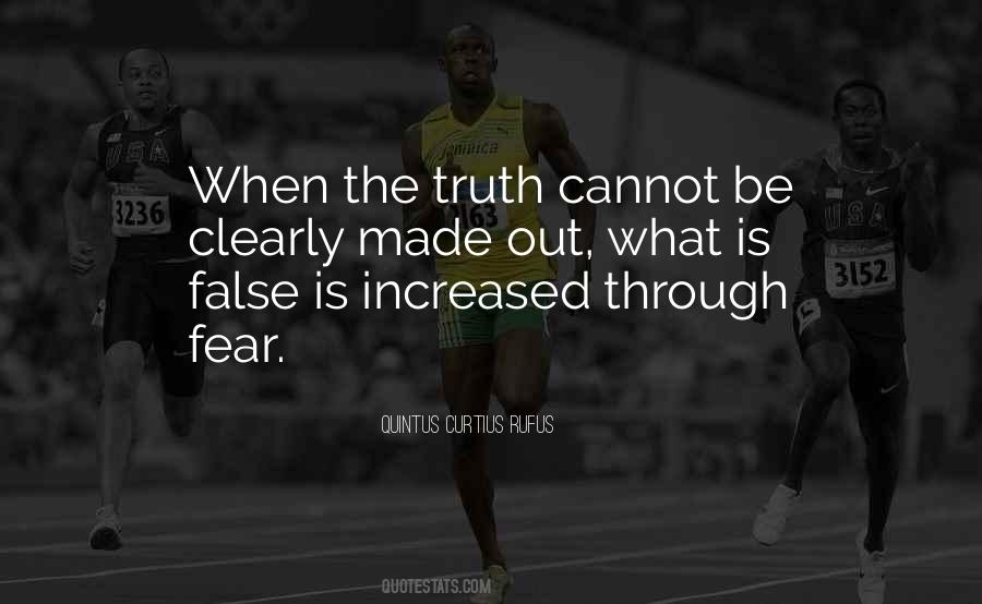 Quotes About False Fear #1827043