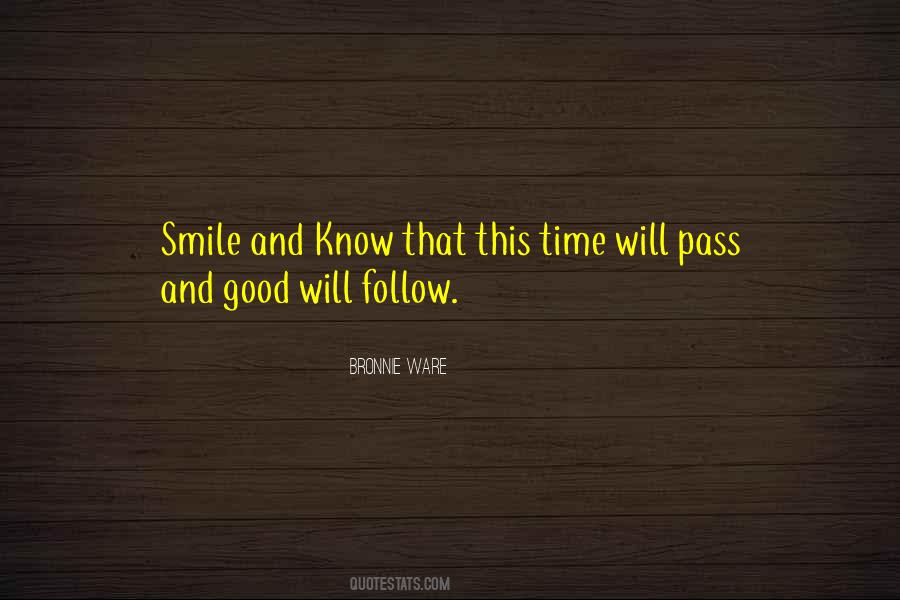 Time Will Pass Quotes #1738063