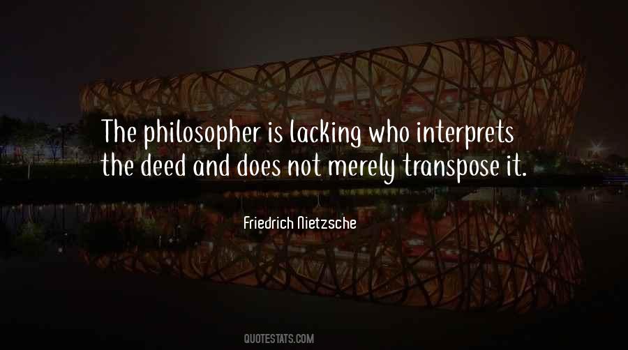 Philosopher Friedrich Nietzsche Quotes #1200473