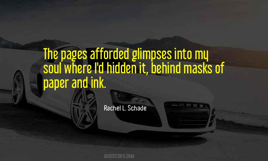 Behind The Masks Quotes #376684
