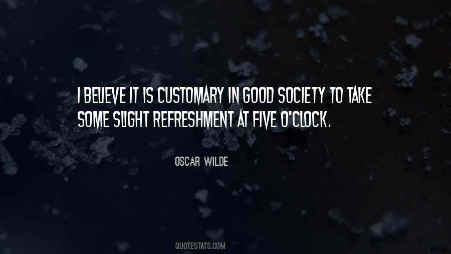 Five O'clock Quotes #729120
