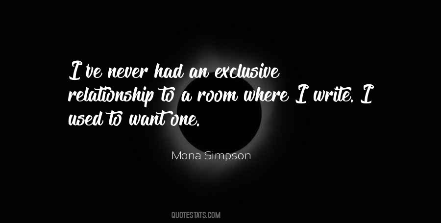 Want A Relationship Quotes #1451025