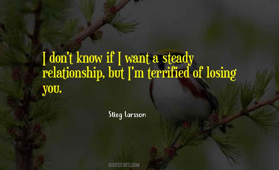 Want A Relationship Quotes #224414