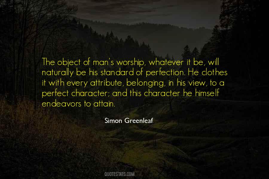 Worship Perfection Quotes #1757853