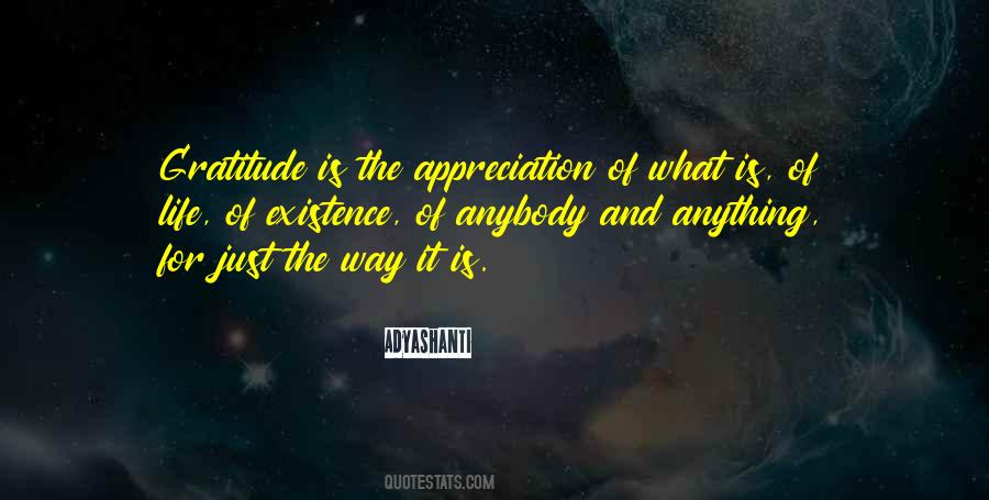 Appreciation Life Quotes #132177