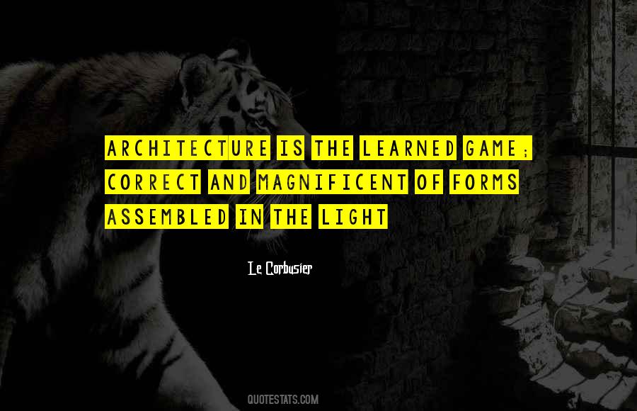 Architecture Light Quotes #168682