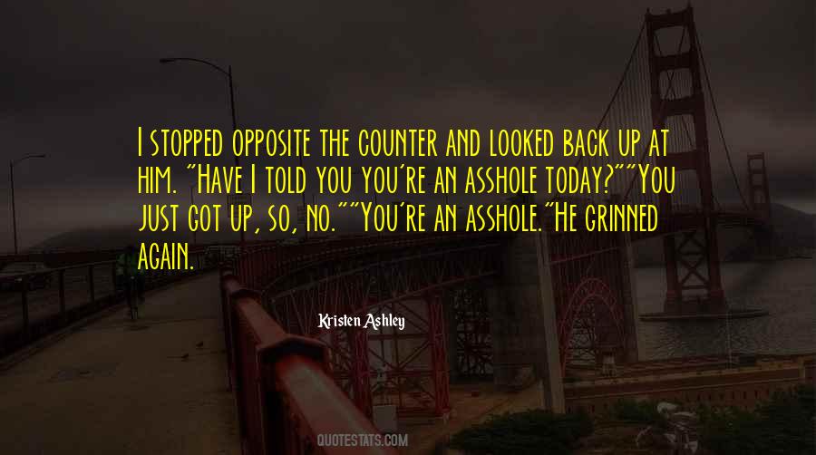 I Got Back Up Quotes #1252463