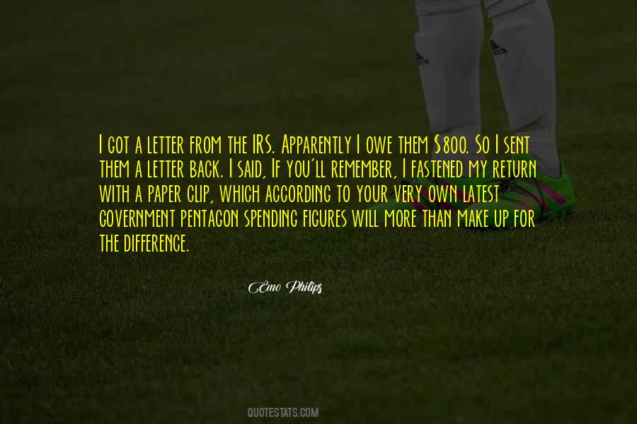 I Got Back Up Quotes #1491569