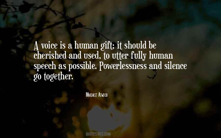 Silence Power Quotes #1225641