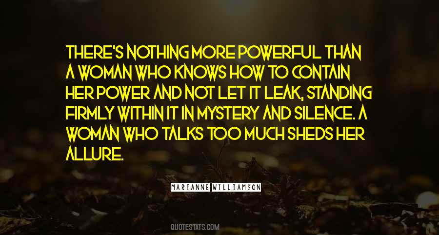 Silence Power Quotes #123948