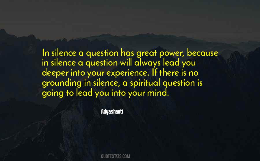 Silence Power Quotes #1525330