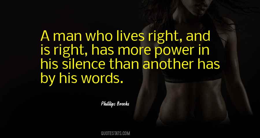 Silence Power Quotes #1658530