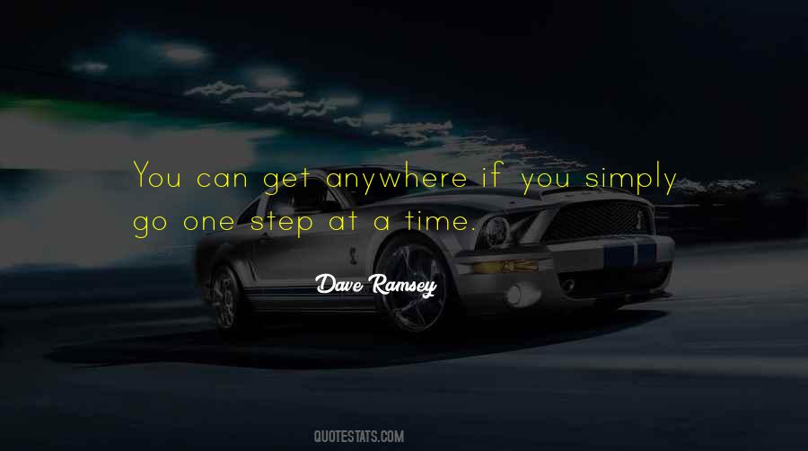 Step At A Time Quotes #862878