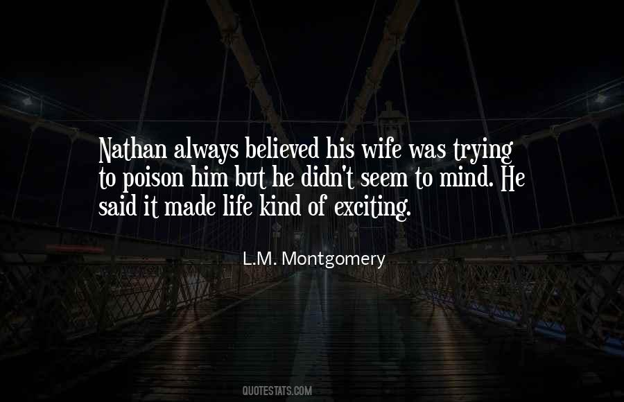 His Wife Quotes #1174195