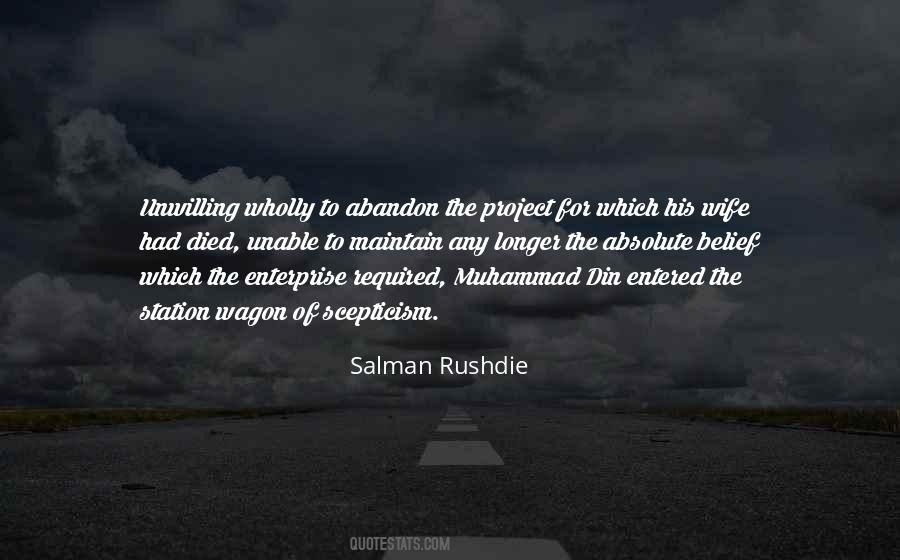 His Wife Quotes #1211621