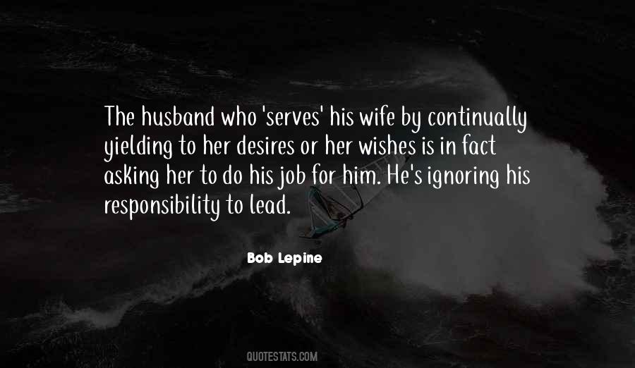 His Wife Quotes #1277065