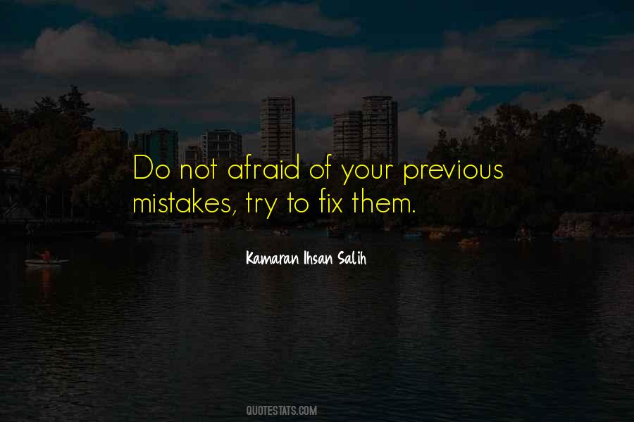 Fix Mistakes Quotes #1180029