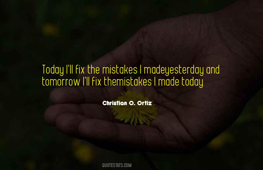 Fix Mistakes Quotes #1779369