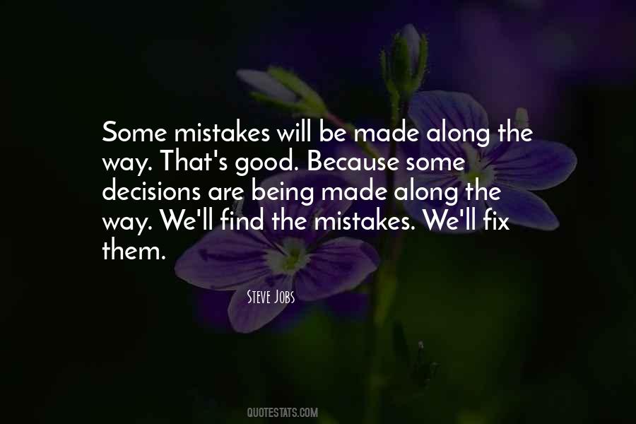 Fix Mistakes Quotes #446116