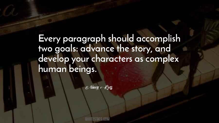 Story And Characters Quotes #1076279