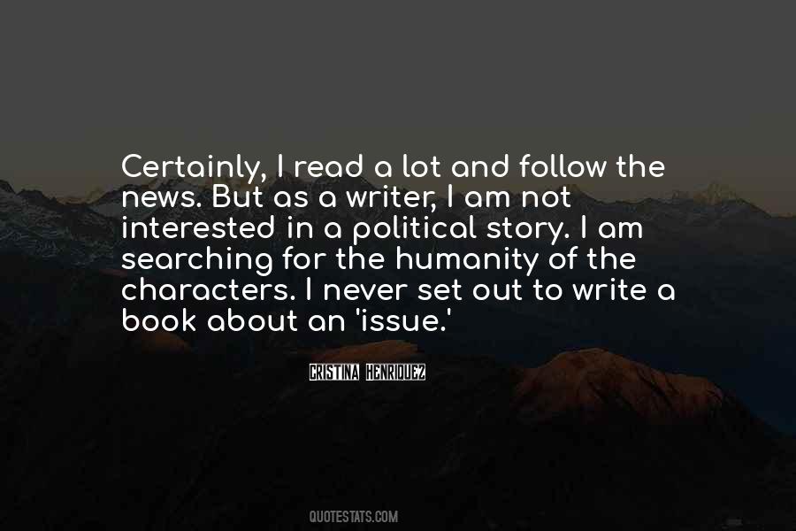 Story And Characters Quotes #214003