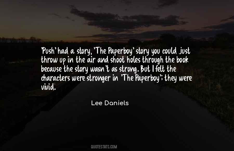 Story And Characters Quotes #8239