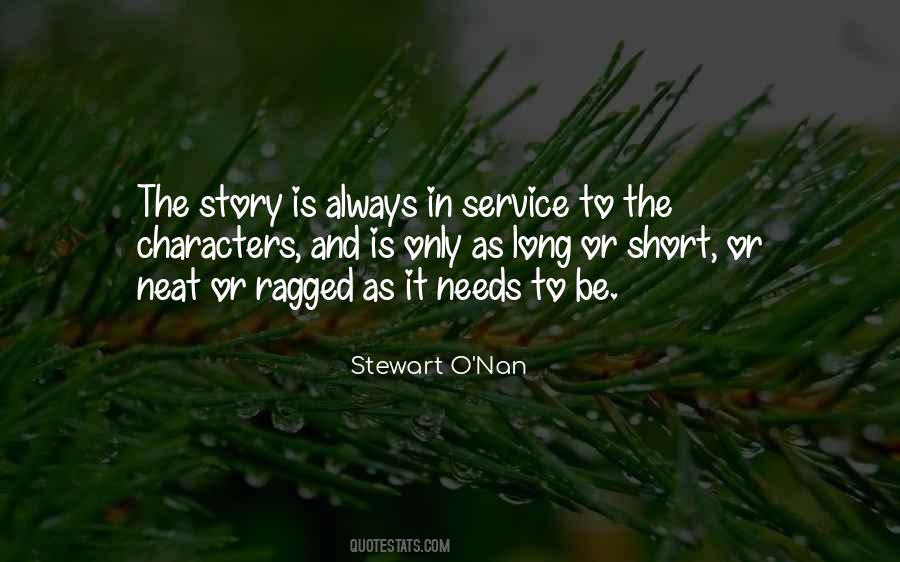 Story And Characters Quotes #96375
