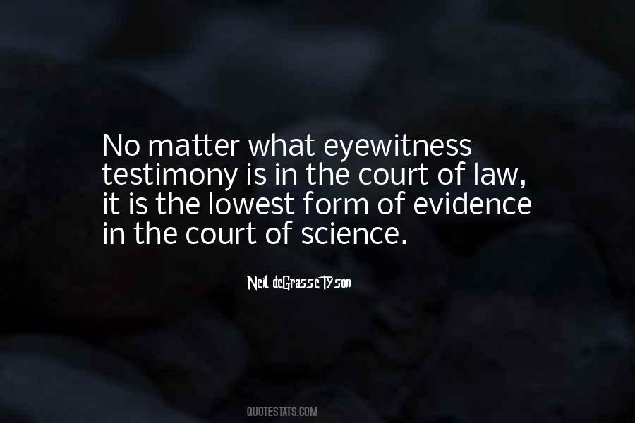 Evidence Law Quotes #111529