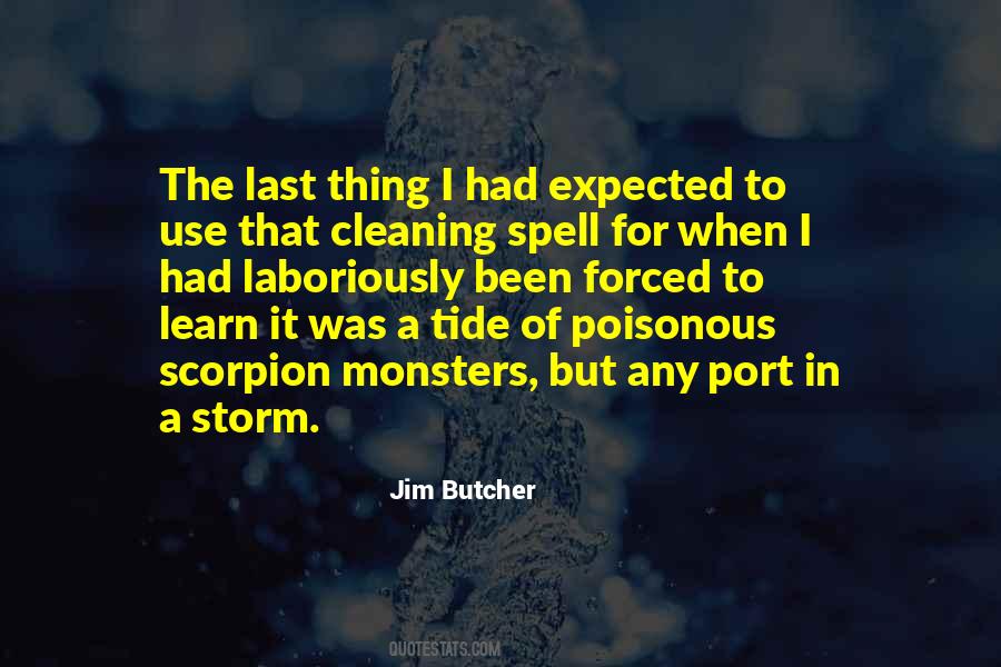 Any Port In A Storm Quotes #1544259
