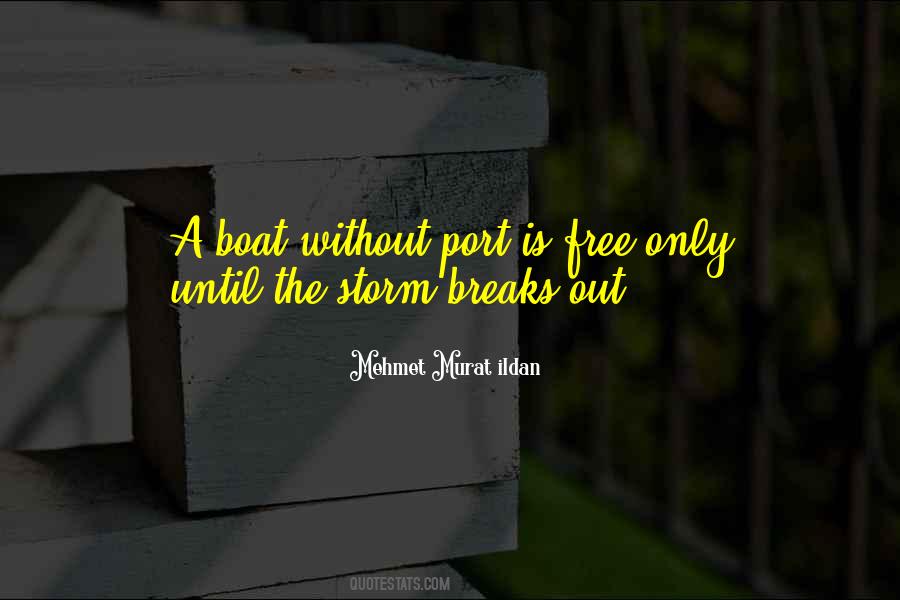 Any Port In A Storm Quotes #1700759