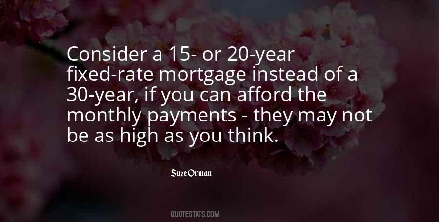 Fixed Rate Mortgage Quotes #1580061