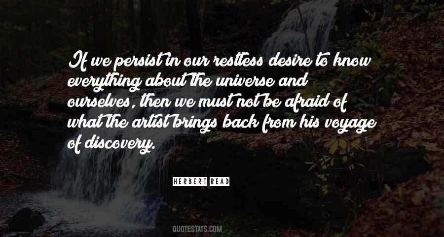 Be Restless Quotes #336930