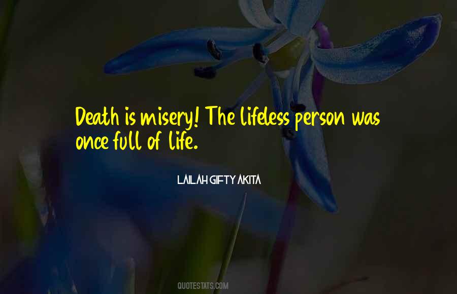 Loss In Death Quotes #928170